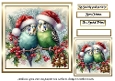 festive birds 2 budgies