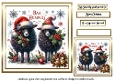 festive cards baa humbug 2