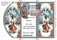 trifold edwardian lady and money wallet