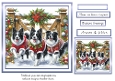 collies at christmas