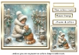 christmas girl with cat