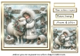 christmas girl with sheep