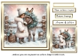 christmas girl with donkey