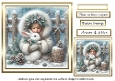 christmas girl with rabbit
