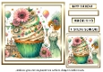 deco cupcake birthday 3