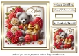 teddy hearts and flowers 1