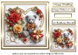 teddy hearts and flowers 4
