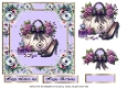 anenome card with handbag 1