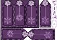 Purple Snowflake Panels