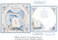 faux iris folding christening boy