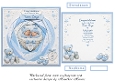 faux iris folding twin boys arrival
