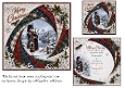 faux iris folding christmas highland piper