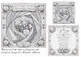 faux iris folding silver wedding 25 years