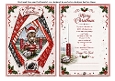 faux iris folding christmas rugby donkey
