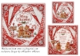 faux iris folding gingerbread