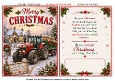christmas tractor