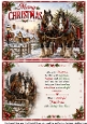 christmas shire horses