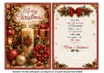 christmas candle red