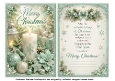 christmas candle mint