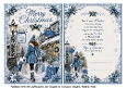 christmas shopping blue