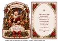 merry christmas Santa shaped