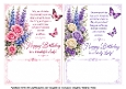 2x a5 inserts floral 2
