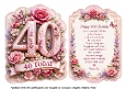 40th birthday floral