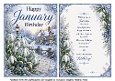 january birthday  snowdrops