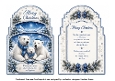 shaped christmas polar bears