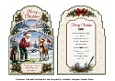 shaped christmas golfer