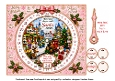 advent clock card brick town