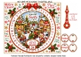 advent clock cards teddy town