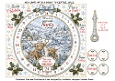 advent clock card highland coos