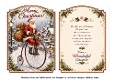 vintage santa penny farthing