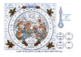 more robins advent clock calendar
