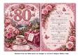 80th birthday tea and roses 
