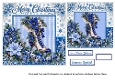 victorian boot blue