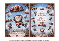 santa dropping in to wish you merry christmas