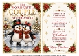 wonderful couple penguins skating