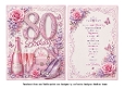 80th birthday pink