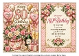 80th birthday female champagne
