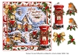 mum and dad christmas with decoupage