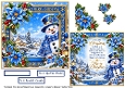 blue snowman