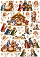 christmas backing nativity