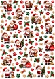 christmas backing santa paws