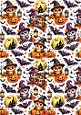 halloween backing owl