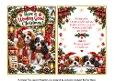 king charles spaniels at christmas