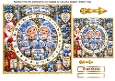 twin boys 1st christmas advent card