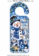 snowman door hanger