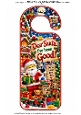lego santa door hanger
